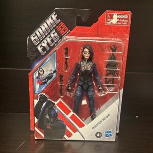 Hasbro Snake Eyes Baroness Action Figure - Blue and Black